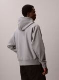 Gri Hanorac Grafic Calvin Din Premium Fleece  Barbati