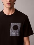 Negru Tricou Graphic Calvin Klein  Barbati