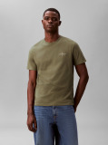 Green Classic Fit Monologo T-Shirt  Men