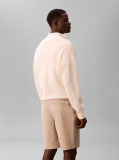 White Straight Chino Shorts  Men