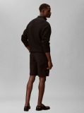 Black Straight Chino Shorts  Men