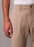 Brown Slim Fit Buttoned Chinos  Men