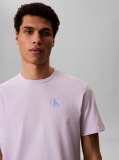 Mov Tricou Cu Imprimeu Pe Spate  Barbati