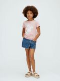 Roz Tricou Slim Cu Imprimeu Floral  Fete