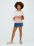Roz Tricou Slim Cu Imprimeu Floral  Fete