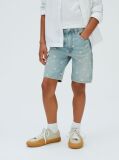 Denim Pantaloni Scurti Din Denim Cu Print Logo Si Croiala Regulara  Baieti