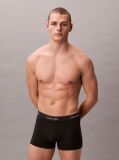 Negru Set 3 Boxeri Scurti - Icon Cotton Stretch  Barbati