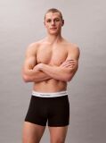 Negru Set 3 Boxeri Scurti - Icon Cotton Stretch  Barbati