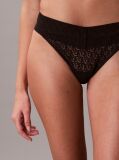 Negru Tanga - Icon Logo Lace  Femei