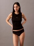 Negru Chiloti Tip Brazilian - Icon Logo Lace  Femei