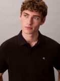 Negru Tricou Polo Din Bumbac Piqué  Barbati