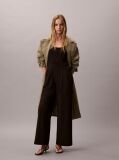 Black Scuba Crepe Sleeveless Jumpsuit  Women