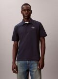 Blue Casual Monologo Polo Shirt  Men