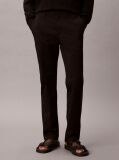Black Slim Fit Buttoned Chinos  Men