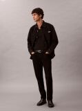 Black Slim Tapered Leg Black Jeans  Men