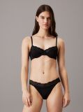 Negru Sutien Demi T-shirt – CK Attraction  Femei
