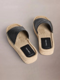 Negru Ebeth - Papuci Tip Espadrille Cu Platforma  Femei