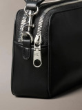 Negru Geanta Stucturata Crossbody Convertibila Cu 2 Bretele  Femei