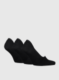 Black 3 Pack Invisible Socks  Men
