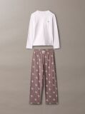 Roz Set Pijama Pentru Fete - Icon Cotton Stretch  Fete