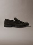 Maro Mocasini Din Piele Intoarsa Cu Ciucuri Si Detalii Metalice  Barbati
