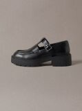 Negru CK Bold - Mocasini Mary Jane Din Piele  Femei