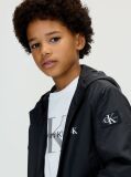 Negru Geaca Harrington Cu Gluga  Baieti