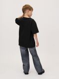 Negru Tricou Cu Logo  Baieti