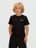 Negru Tricou Din Bumbac Jersey  Baieti