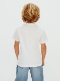 Alb Tricou Din Bumbac Jersey  Baieti