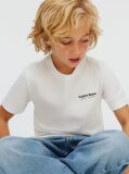 Alb Tricou Din Bumbac Jersey  Baieti