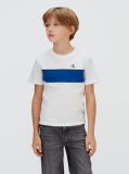 White Colourblock T-Shirt  Boys