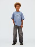 Albastru Tricou Relaxat Cu Logo Varsity  Baieti