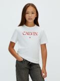 Alb Tricou Cu Logo  Fete