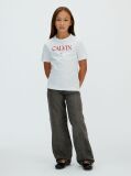Alb Tricou Cu Logo  Fete