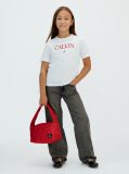Alb Tricou Cu Logo  Fete