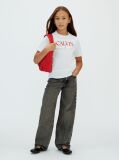 Alb Tricou Cu Logo  Fete