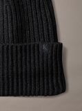 Negru Caciula Pentru Copii Cu Textura Rib  Copii Unisex