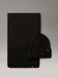 Negru Set Fular Si Caciula Pentru Copii  Copii Unisex