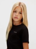 Negru Tricou Pentru Copii  Copii Unisex