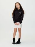 Negru Hanorac Relaxat Pentru Copii  Copii Unisex