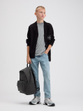 Negru Rucsac Cu Logo Monograma Pentru Copii  Copii Unisex