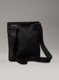 Negru Geanta Crossbody Subtire Cu Logo  Barbati