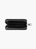 Black Logo Zip Around Wallet  Women