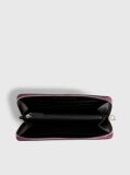 Purple RFID Zip Around Wallet  Women