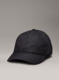 Black Logo Jacquard Cap  Women