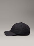Black Logo Jacquard Cap  Women