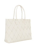 White Woven Tote Bag  Women