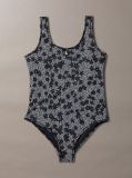 Negru Costum De Baie Pentru Fete - CK Monogram  Fete