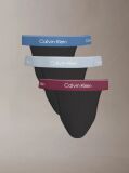 Negru Set 3 Chiloti Tanga – Icon Cotton Stretch  Barbati